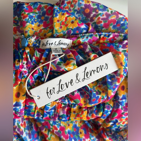 For Love And Lemons Multicolor Floral Dress - Picture 7 of 9